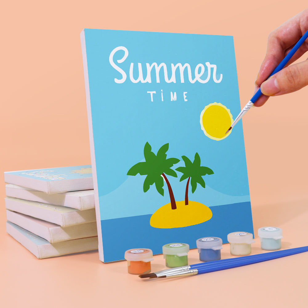Brillo de Verano – Pintar por números