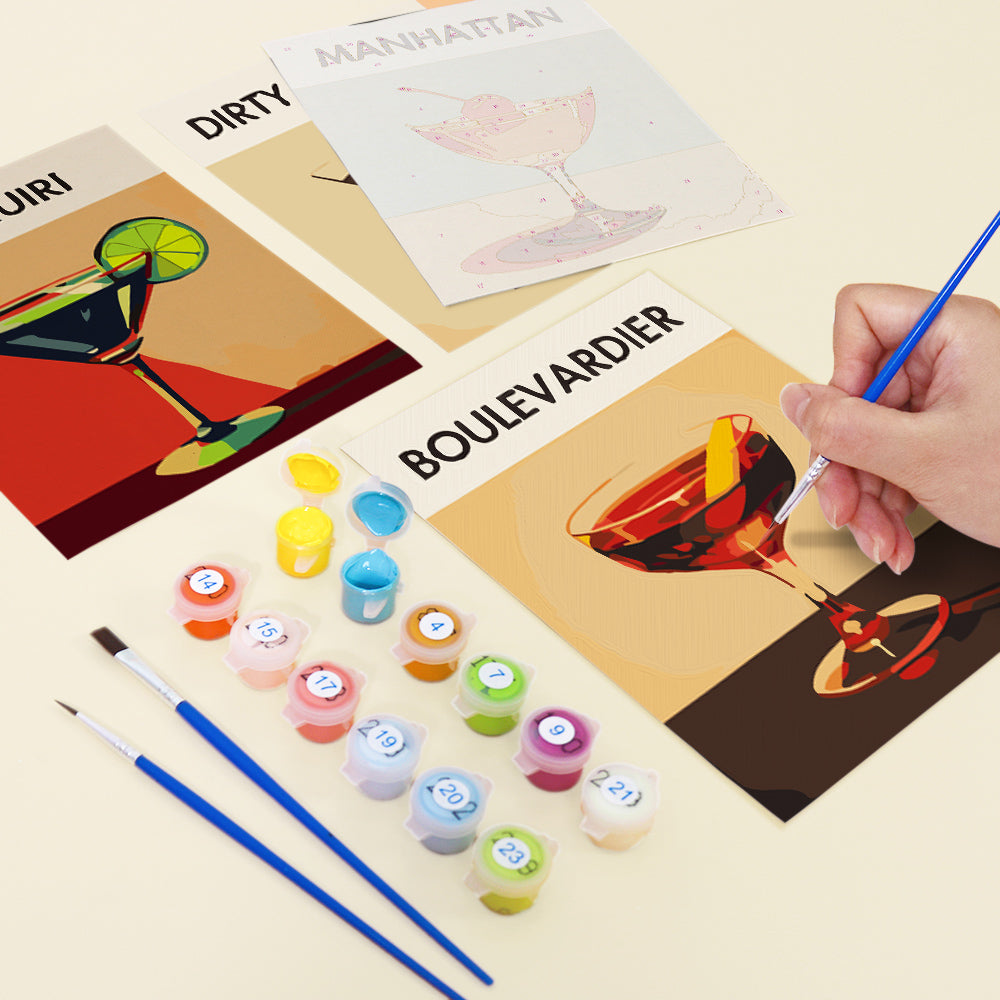 Cóctel IV – Pintar por números