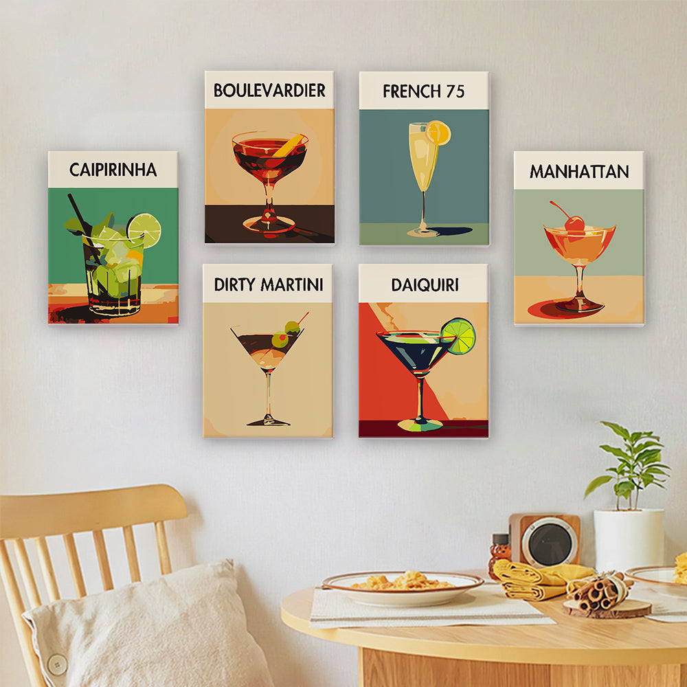 Cóctel IV – Pintar por números