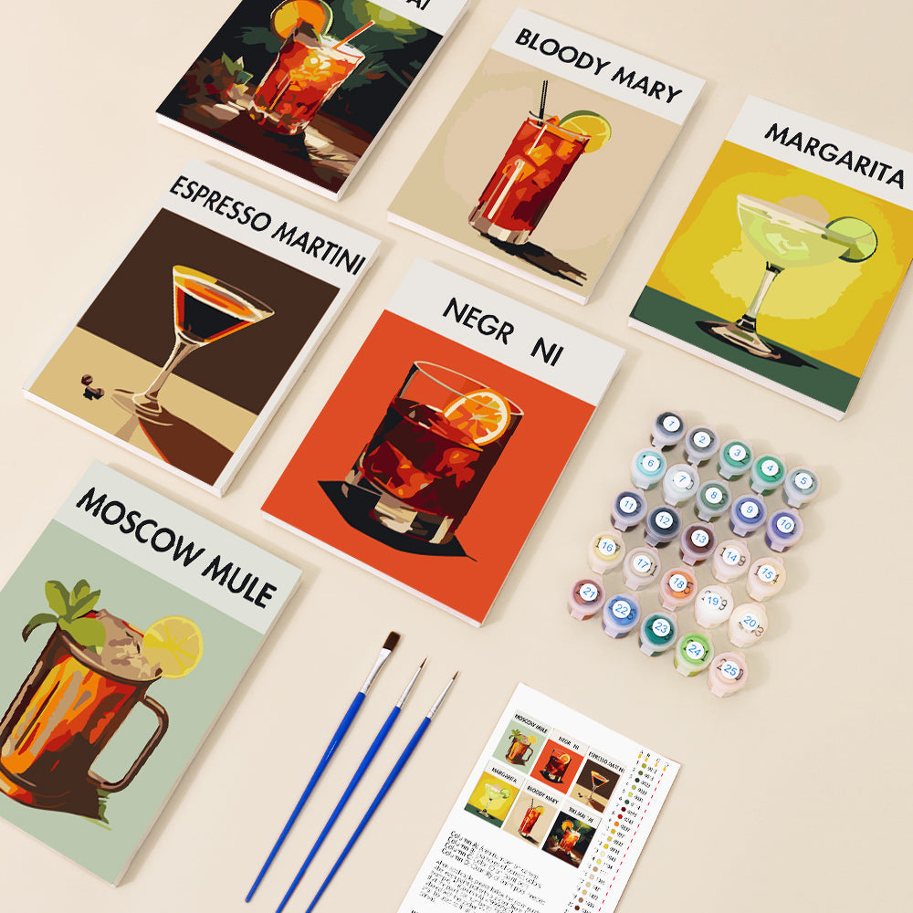 Cóctel III – Pintar por números