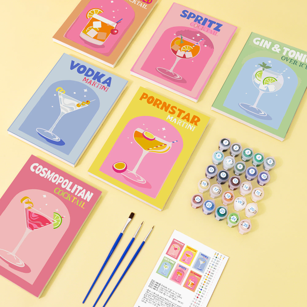 Arte del Cóctel – Pintar por números