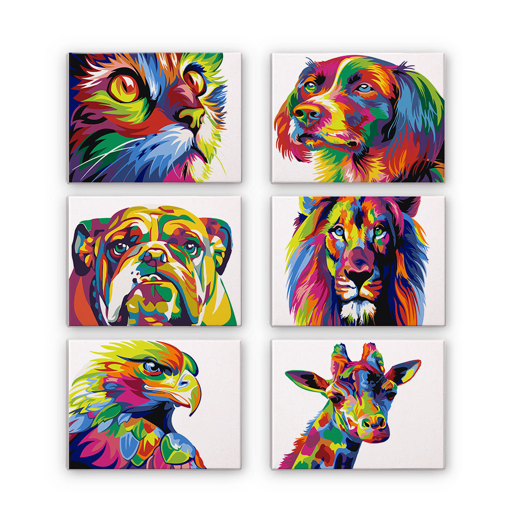 Animales Coloridos - Pintar por Números