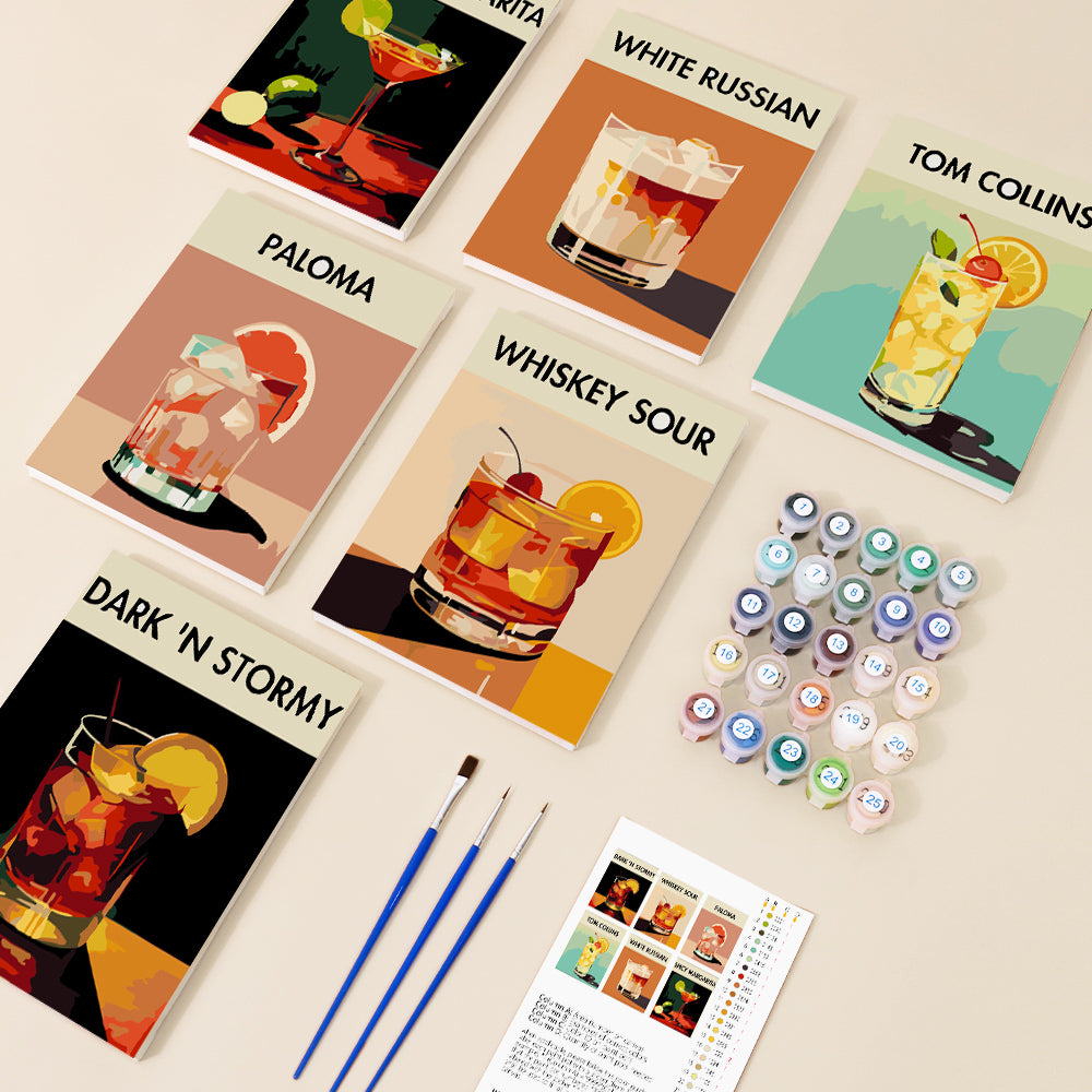 Cóctel II – Pintar por números