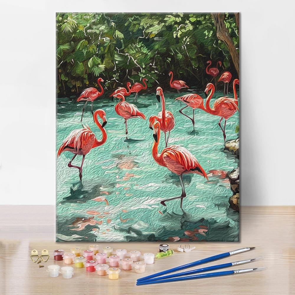 Flamencos - Pintar por Números