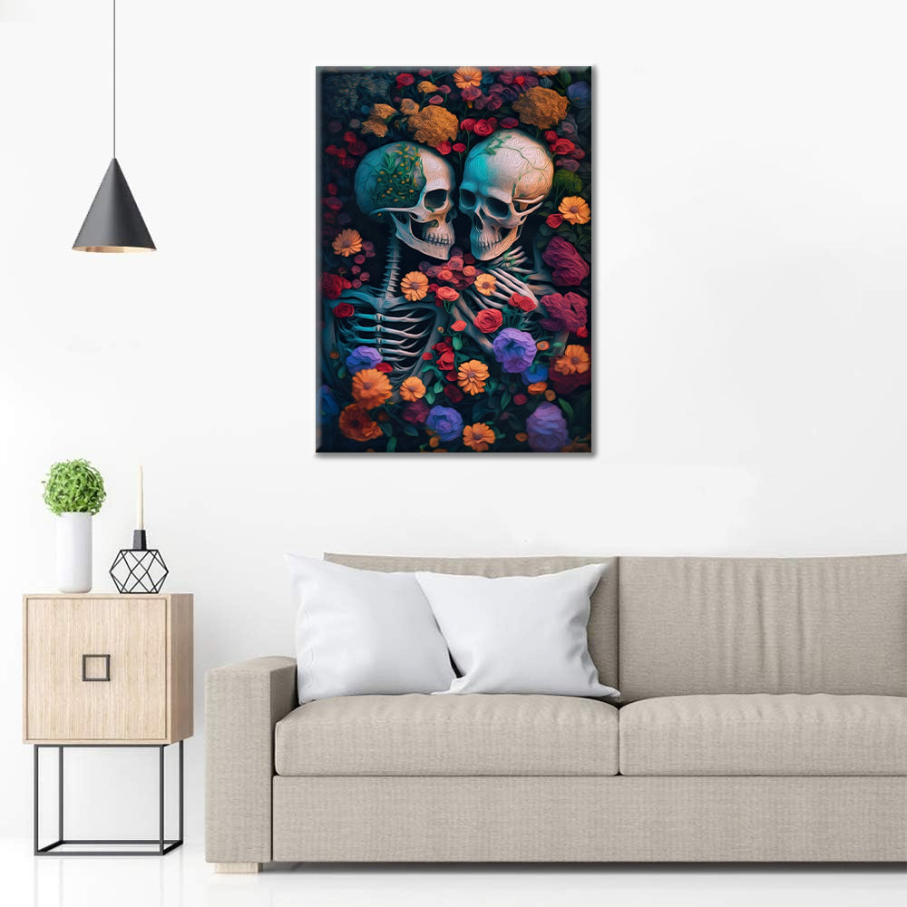 Esqueleto del Mar de Flores - Pintar por Números