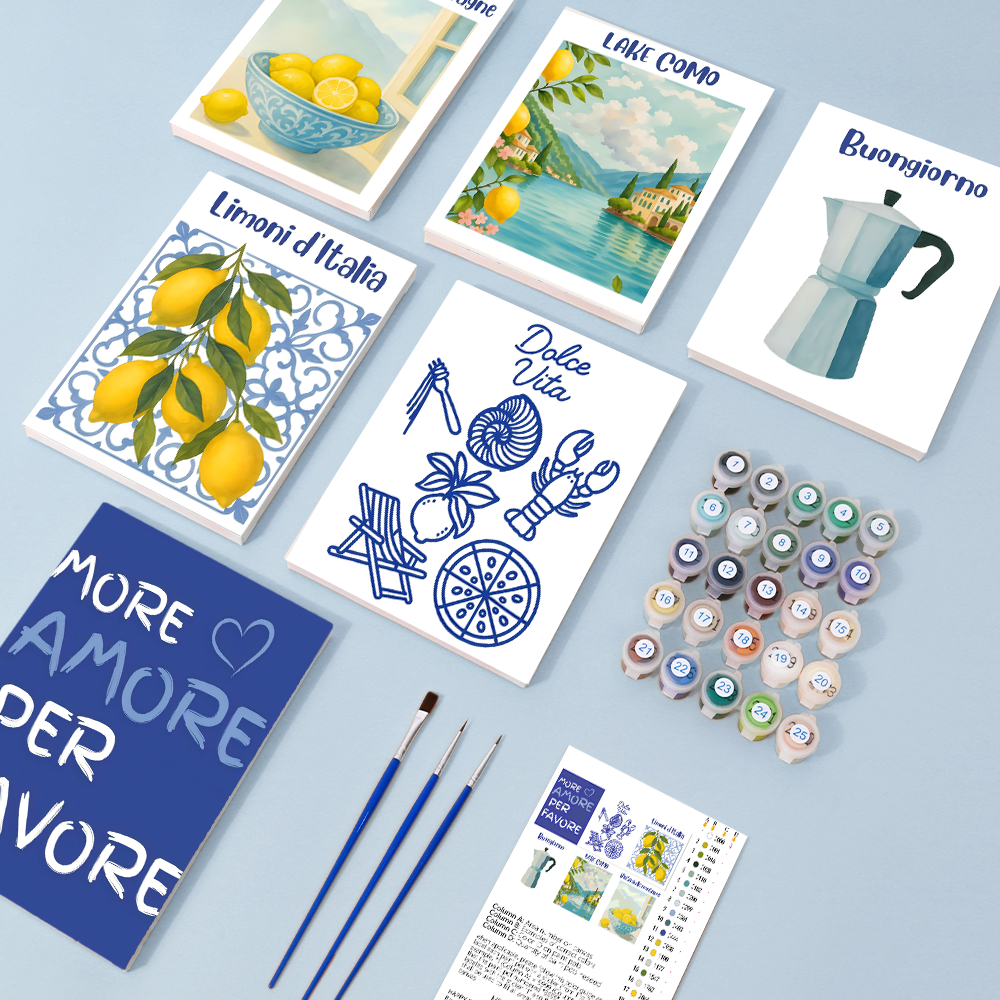 Encanto Italiano – Pintar por números