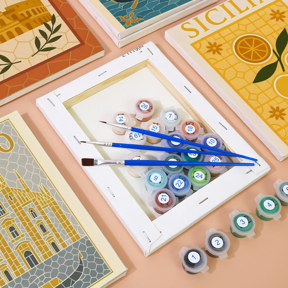 Ciudades Doradas – Pintar por números