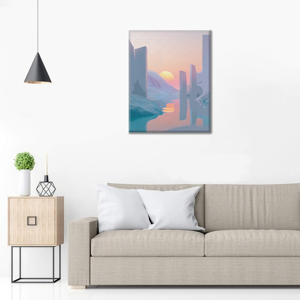 Amanecer Etéreo - Pintar por Números