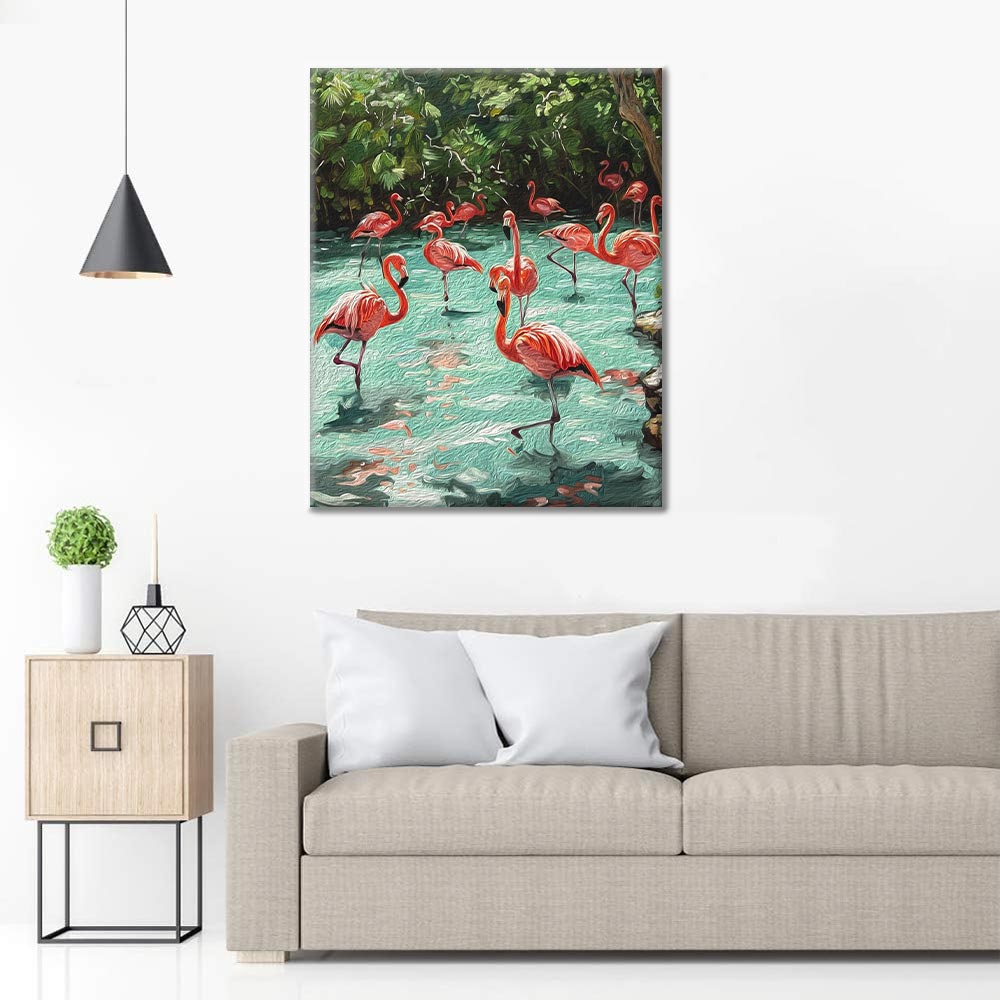 Flamencos - Pintar por Números