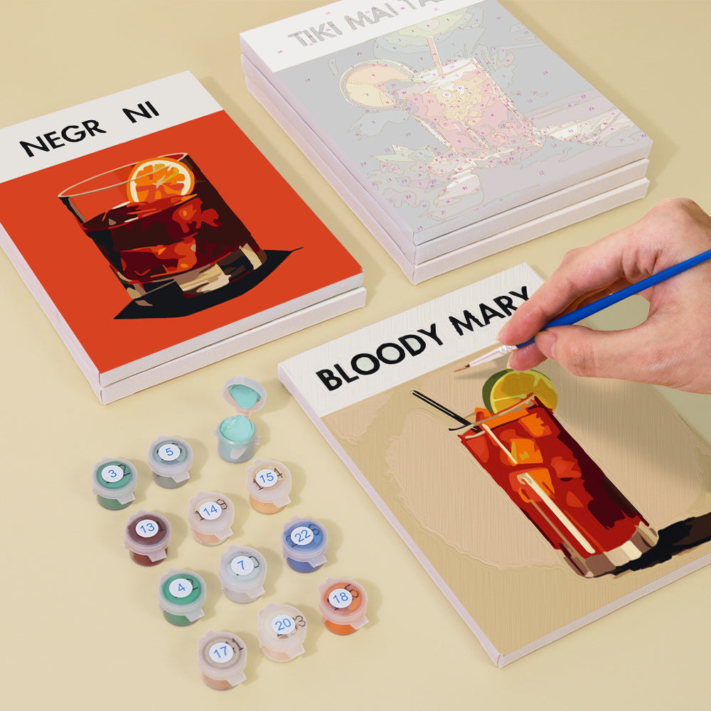 Cóctel III – Pintar por números