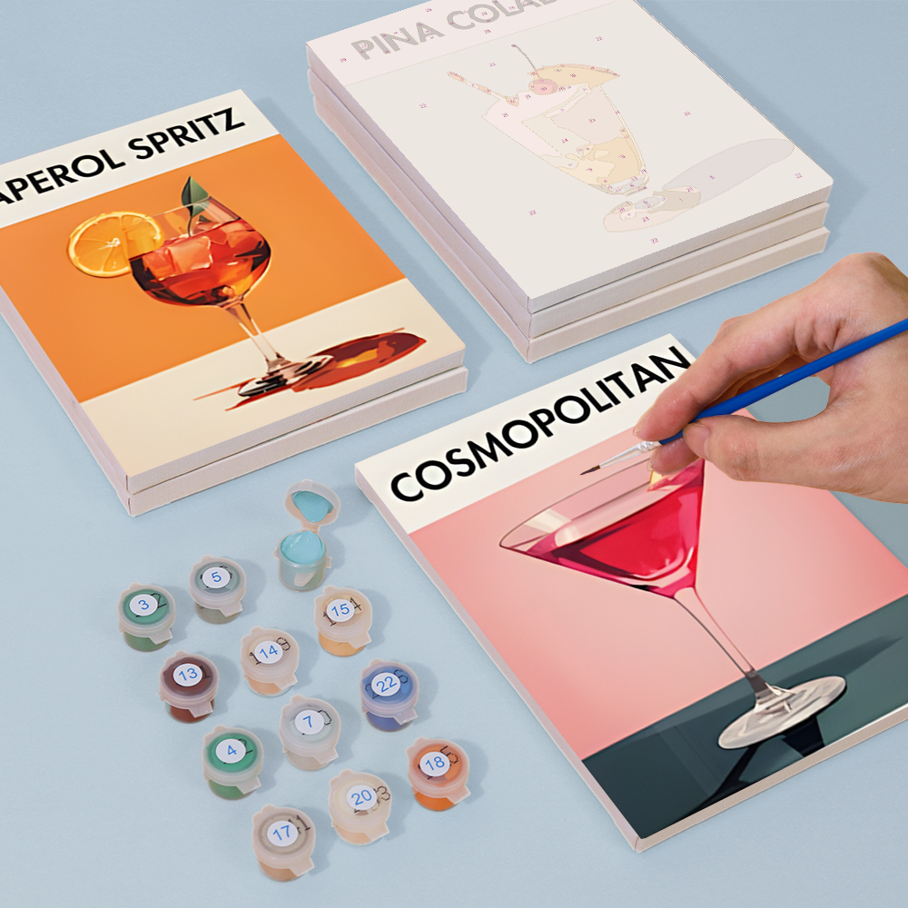 Cóctel I – Pintar por números