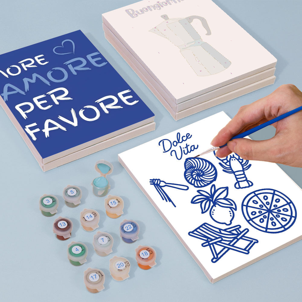 Encanto Italiano – Pintar por números