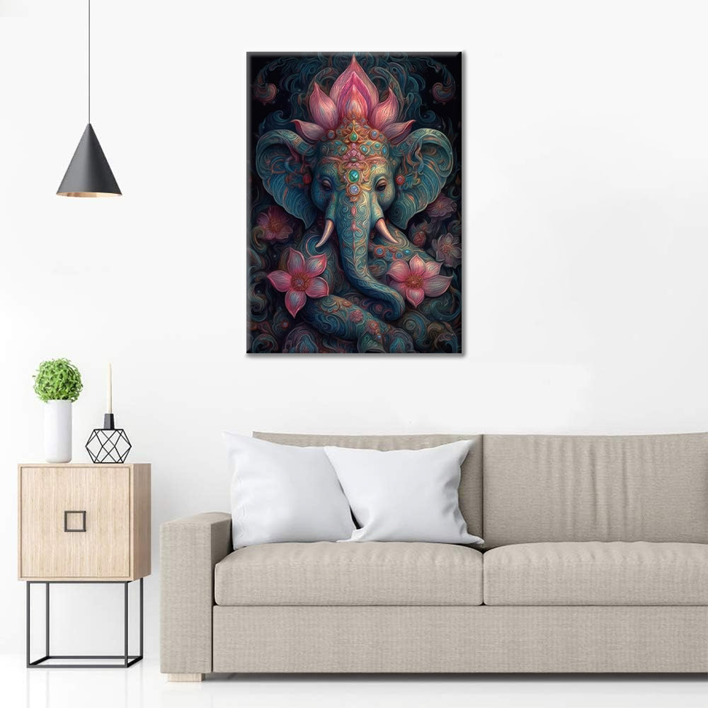 Un Elefante En La India - Pintar por Números