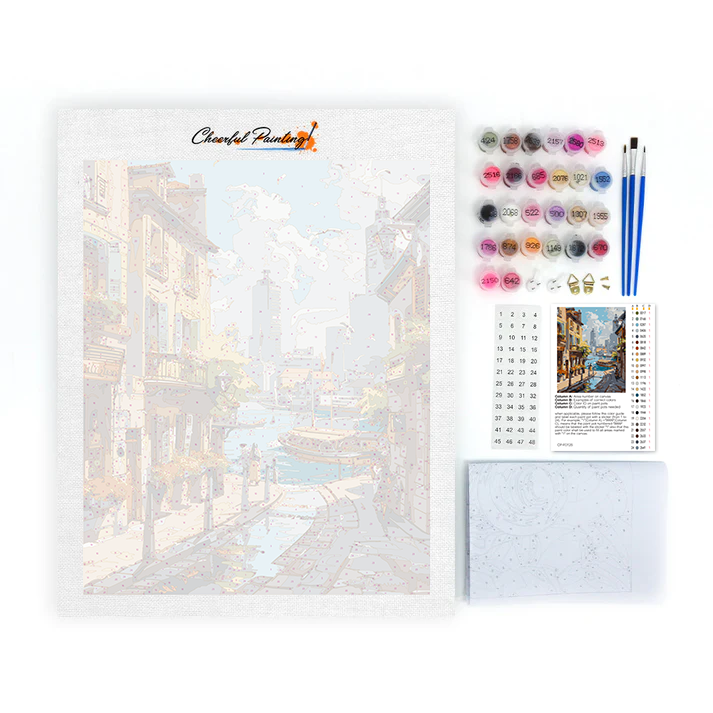 Paseo marítimo - Pintar por Números