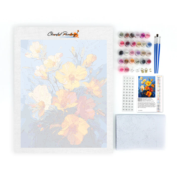 Flores Deliciosas - Pintar por Números