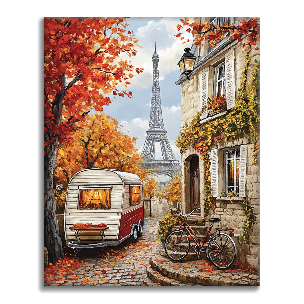 Otoño Parisino - Pintar por Números