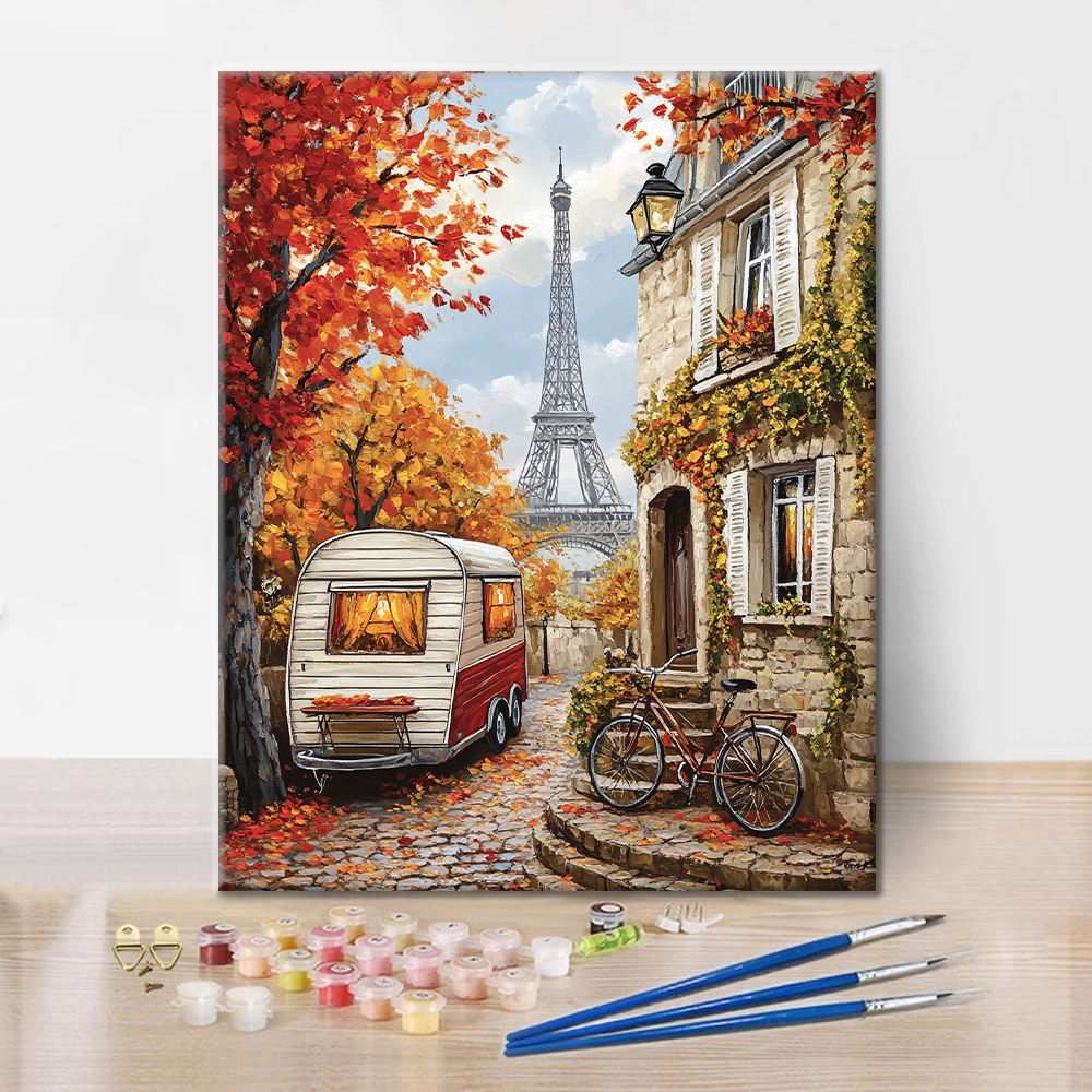 Otoño Parisino - Pintar por Números