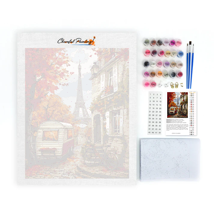 Otoño Parisino - Pintar por Números