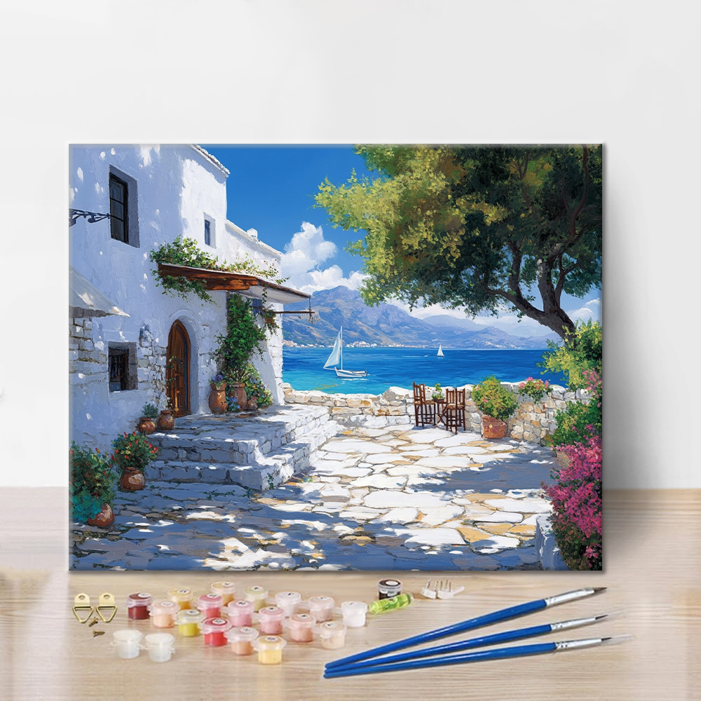 Refugio Costero - Pintar por Números