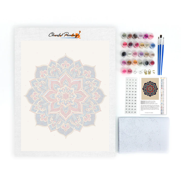 Mandalas gemelas - Pintar por números