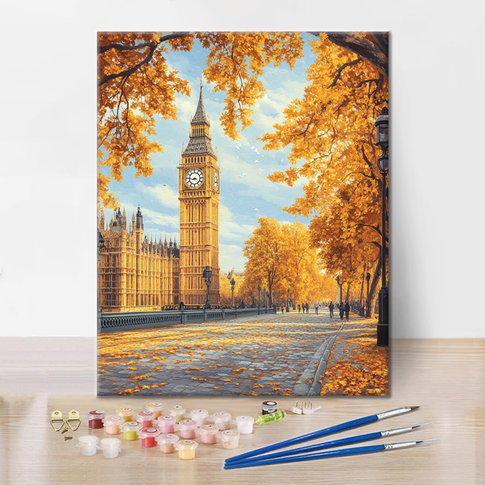 Londres dorado - Pintar por números