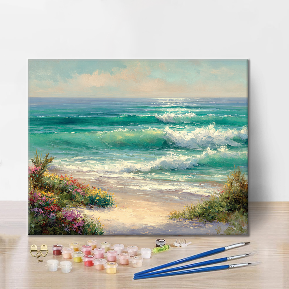 Horizonte sereno - Pintar por números