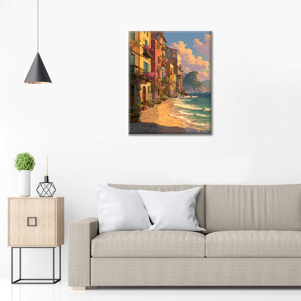 Sunset Shores - Pintar por números