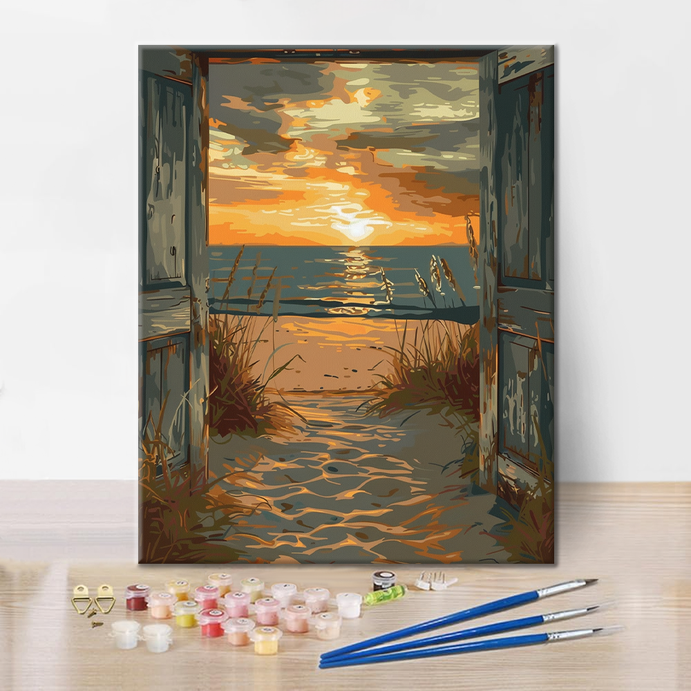 Costa Crepuscular - Pintar por números