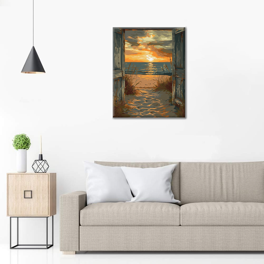 Costa Crepuscular - Pintar por números