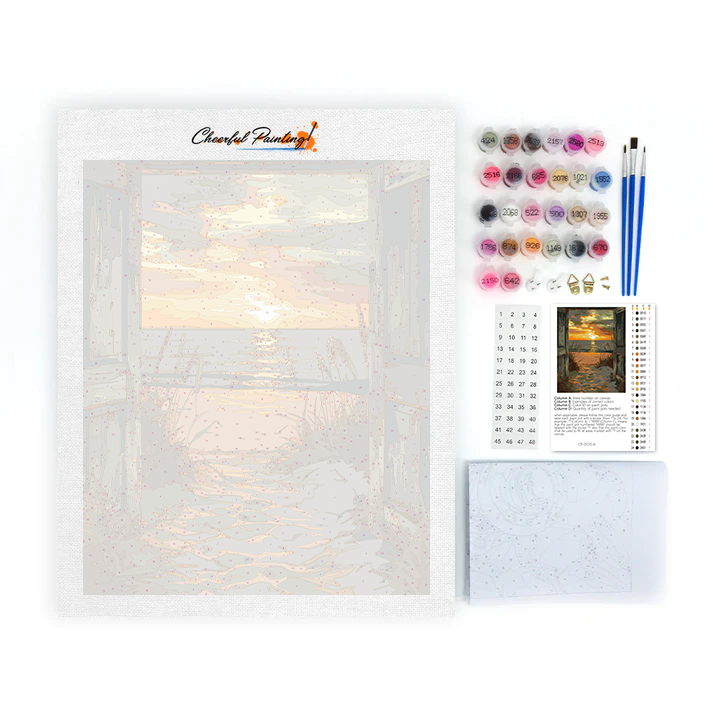 Costa Crepuscular - Pintar por números
