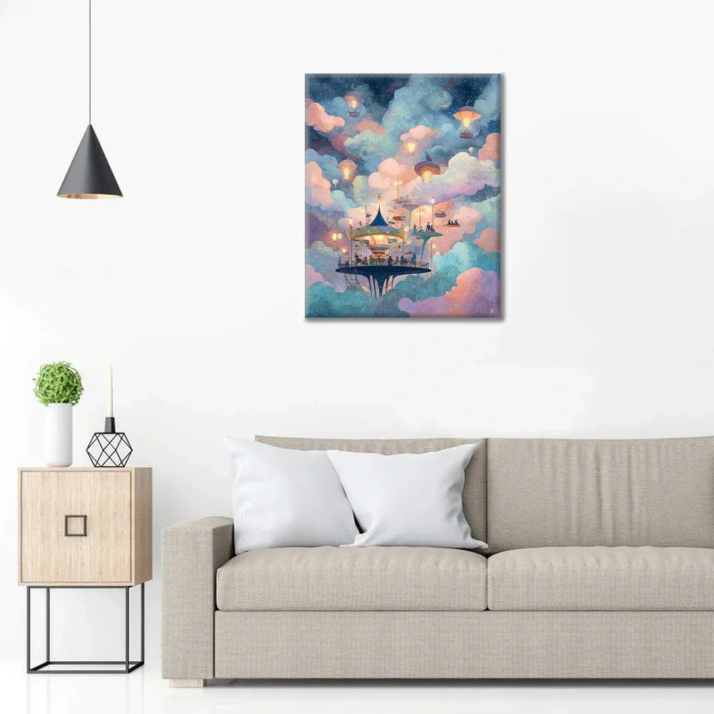 Ciudad de ensueño - Pintar por números