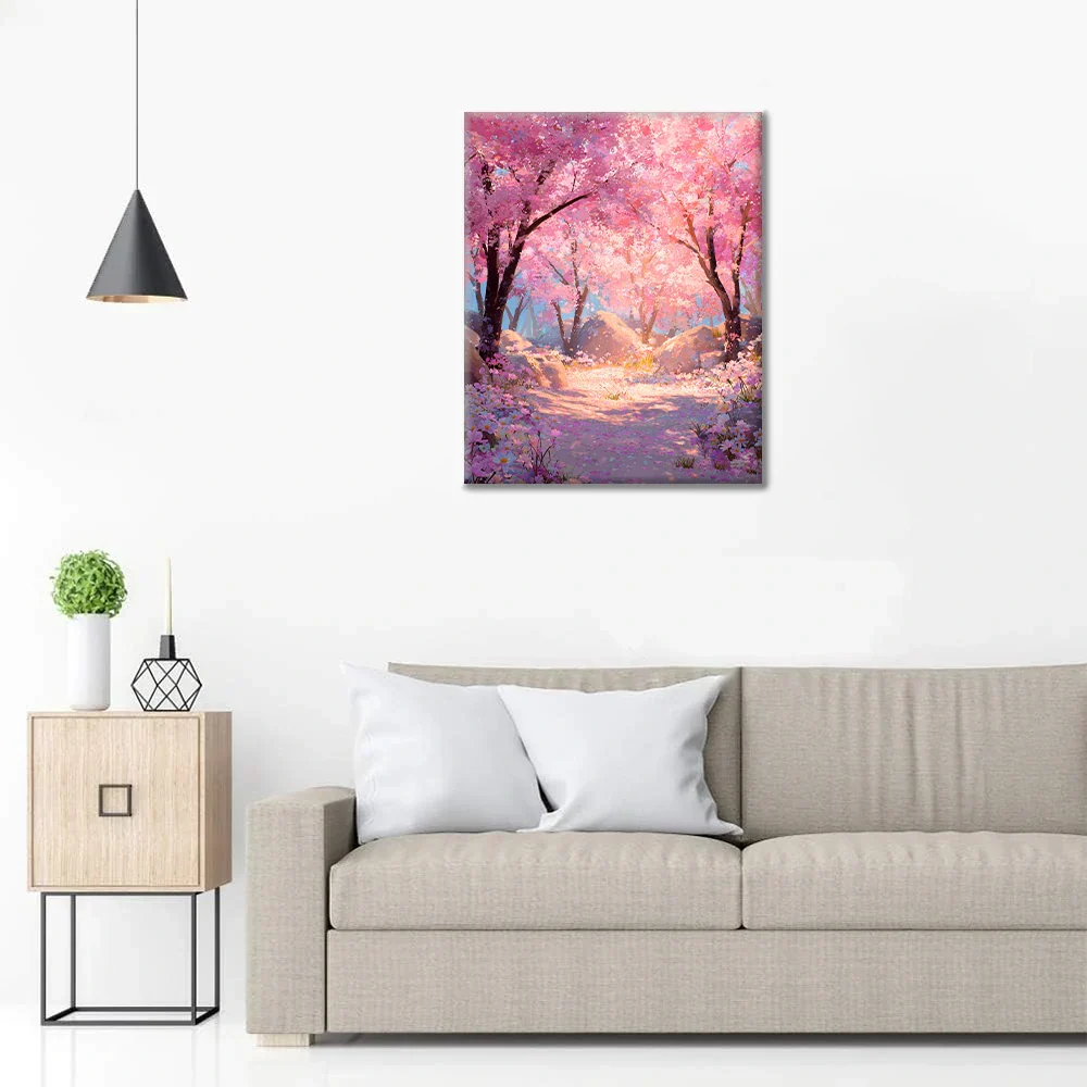 Sakura encantada - Pintar por números