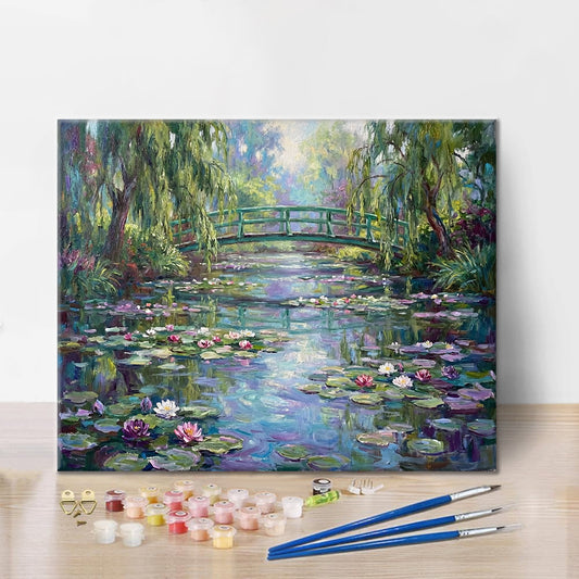 Nenúfares en Giverny - Pintar por números