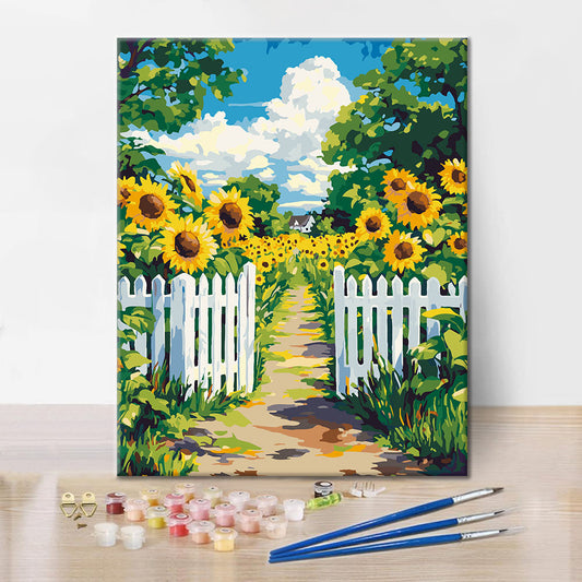 Sendero del jardín - Pintar por números