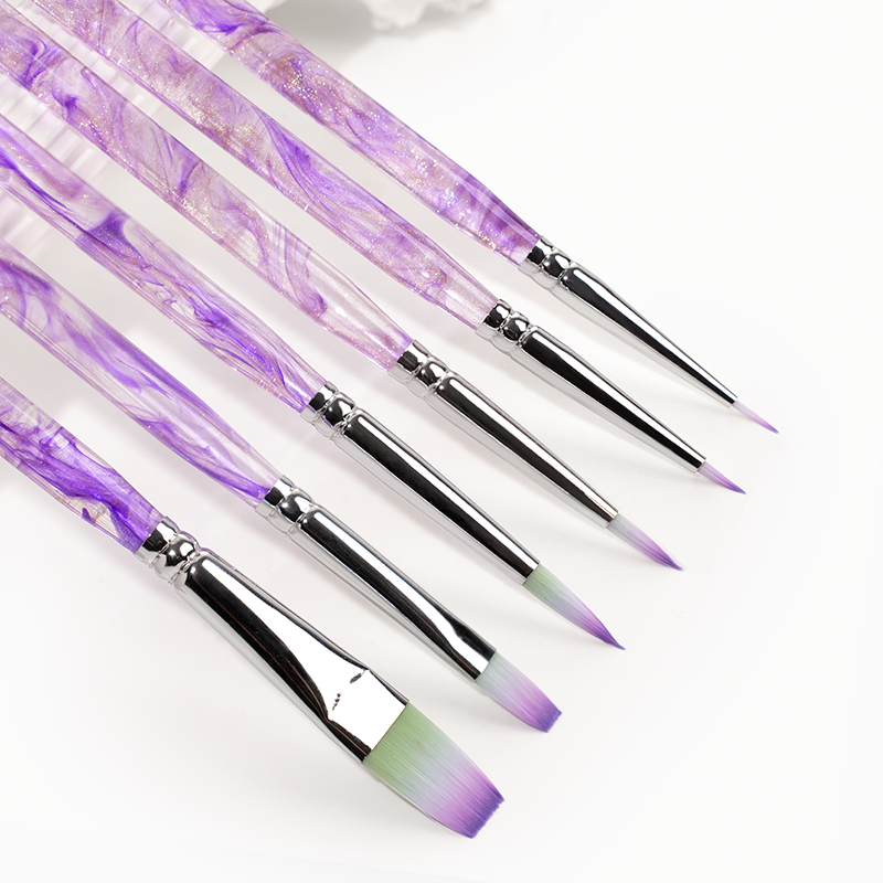 Purple Haze Pinceles (6 piezas)