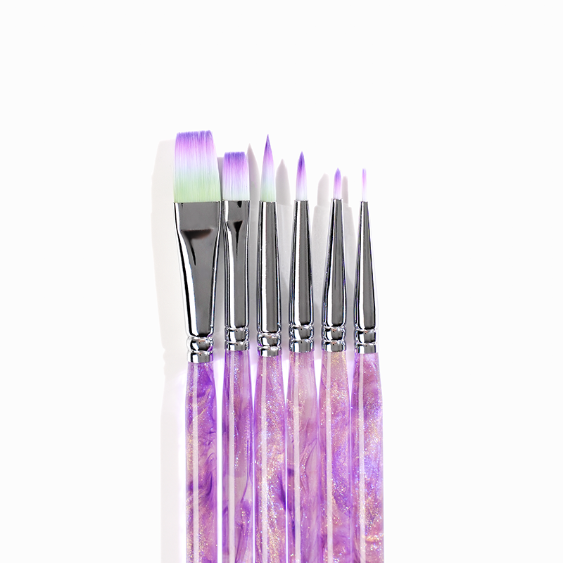 Purple Haze Pinceles (6 piezas)