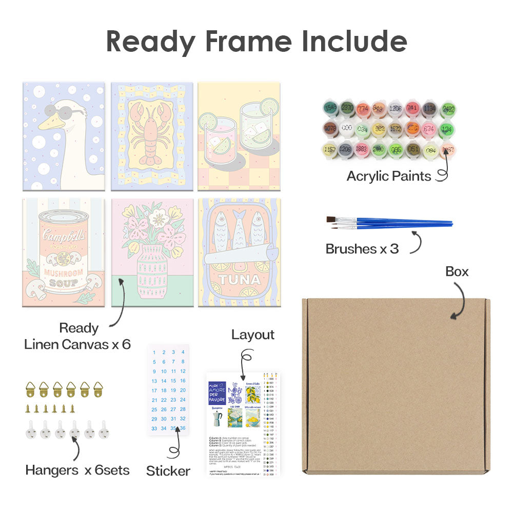 Íconos del pop - Pintar por números