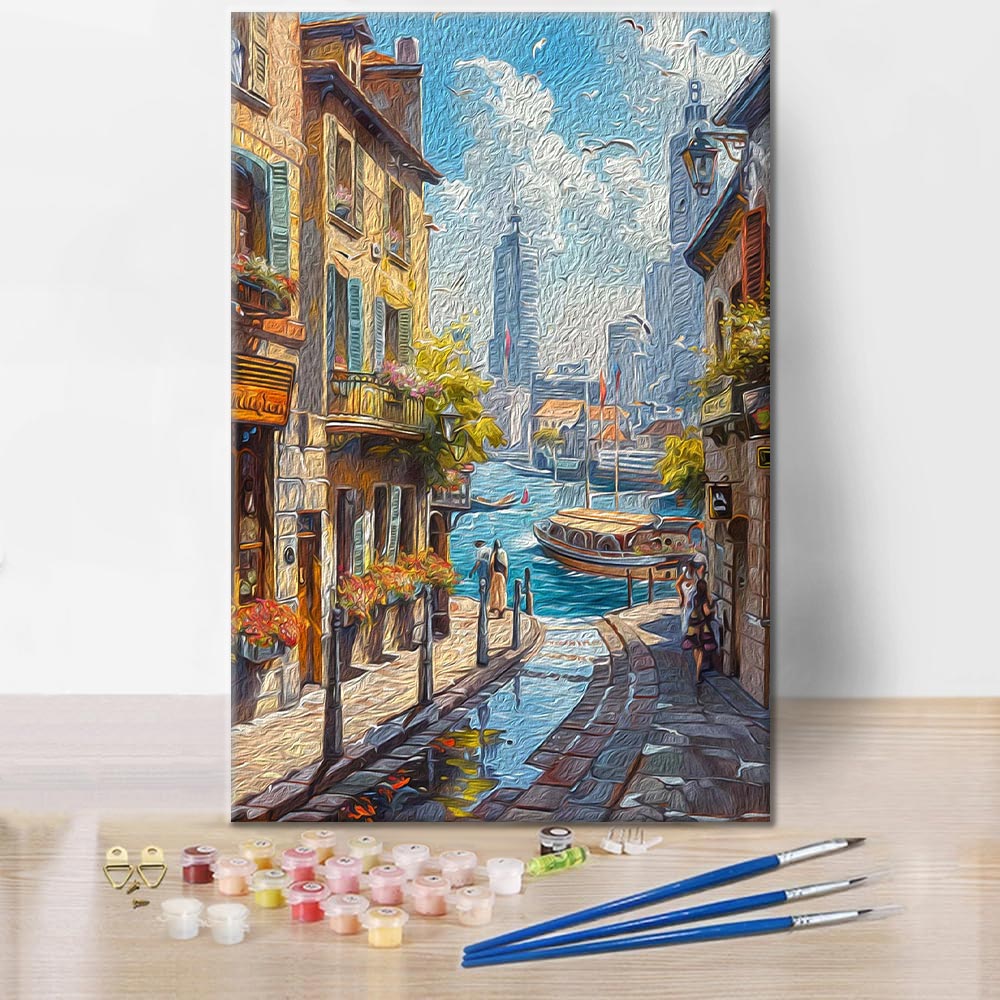 Paseo marítimo - Pintar por Números