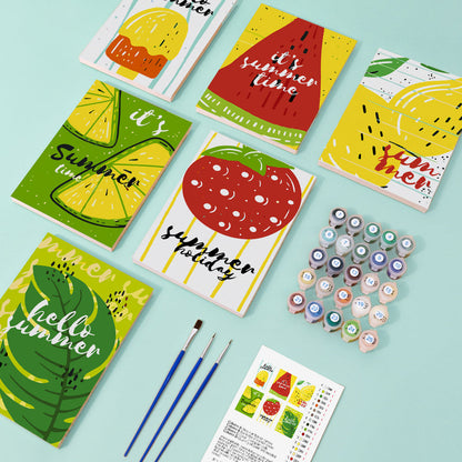 Fruta de Verano – Pintar por números