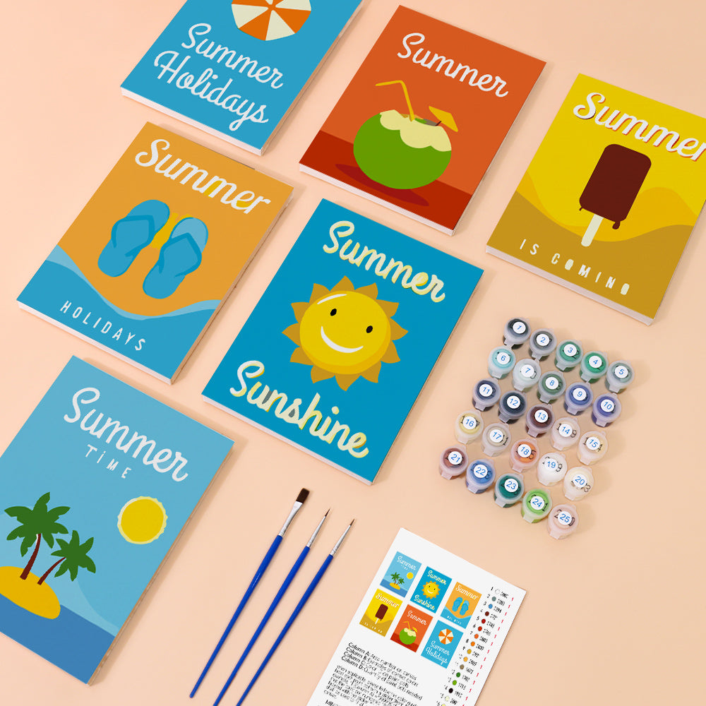 Brillo de Verano – Pintar por números