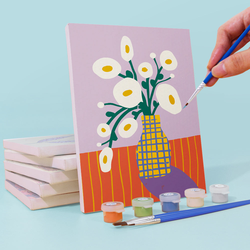 Sinfonía Floral – Pintar por números