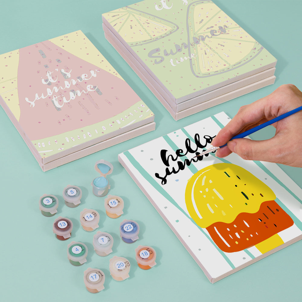 Fruta de Verano – Pintar por números