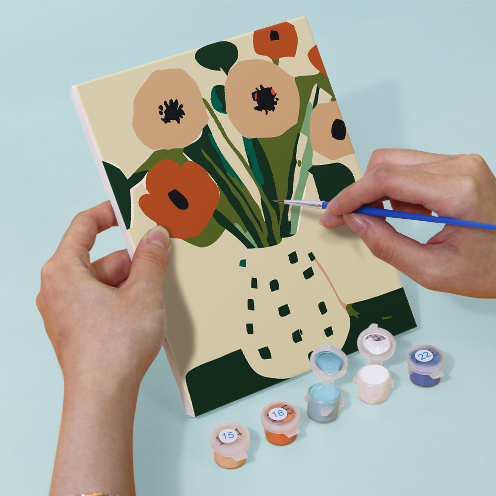 Sinfonía Floral – Pintar por números