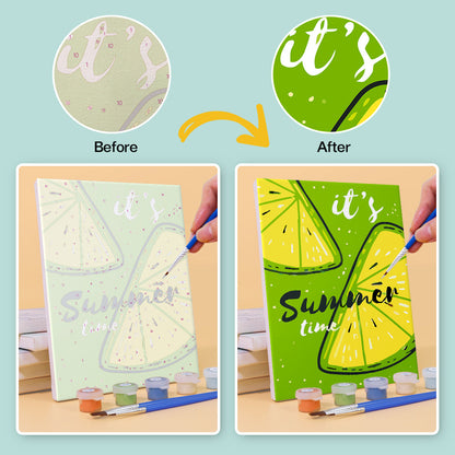 Fruta de Verano – Pintar por números