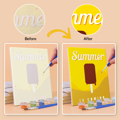 Brillo de Verano – Pintar por números