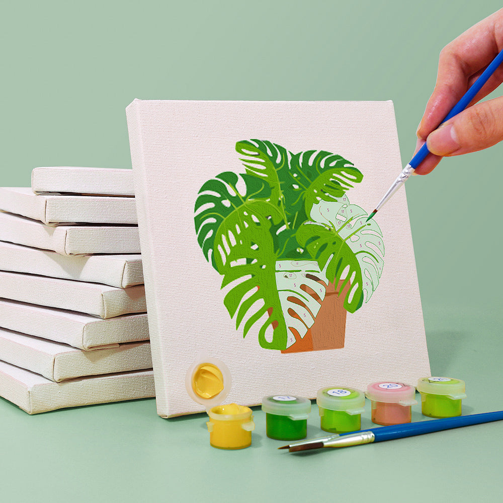 Plantas Verdes - Pintar por Números
