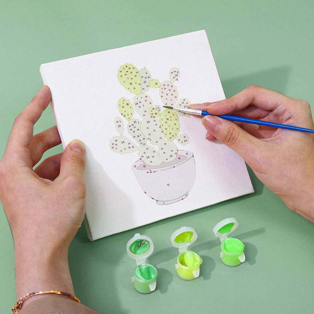 Plantas Verdes - Pintar por Números