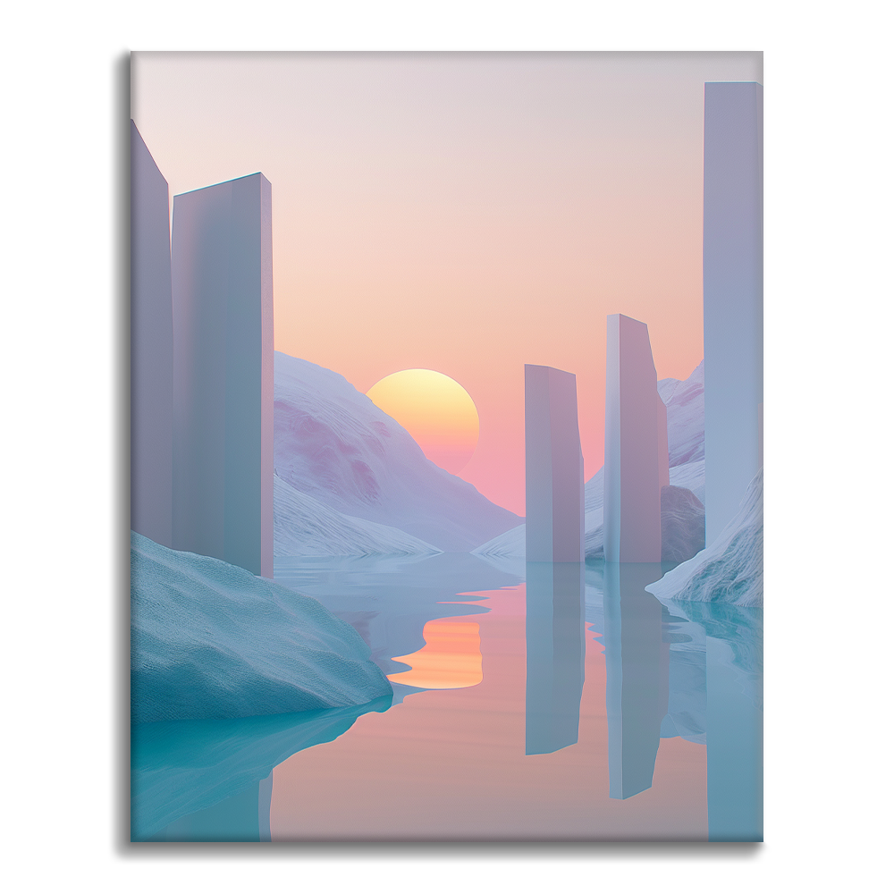 Amanecer Etéreo - Pintar por Números