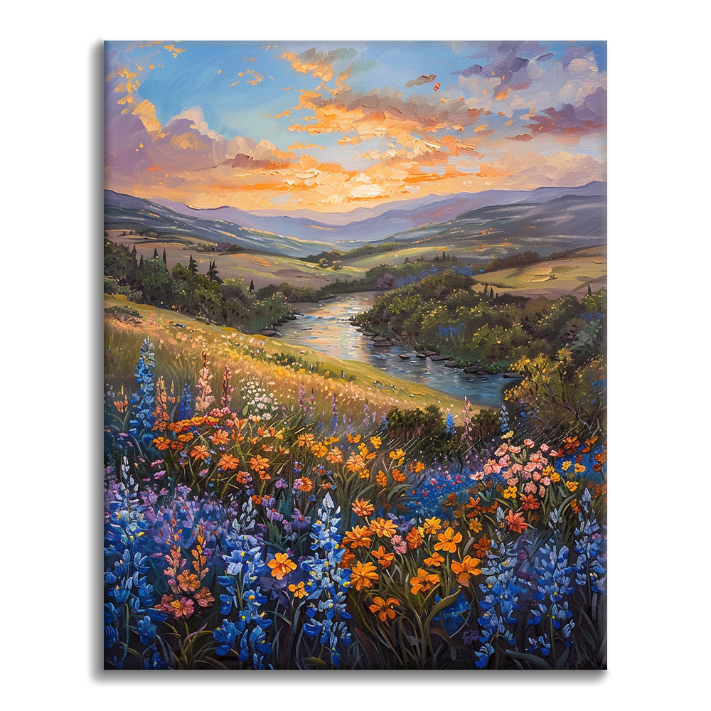 Pradera De Sueños Coloridos - Pintar por Números