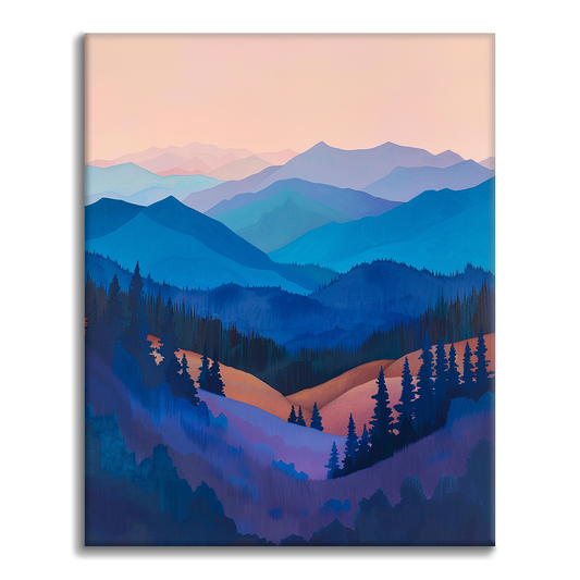 Horizontes Místicos - Pintar por Números